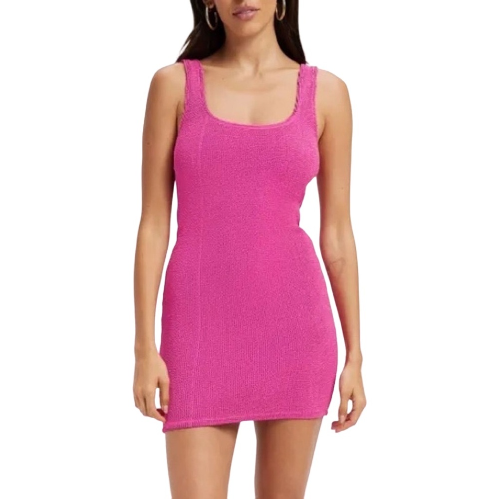 Good American Women’s Elegant Pink Knit Dress Size 00